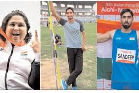 ఏషియన్ పారా గేమ్స్ ప్రపంచ రికార్డుల మోత